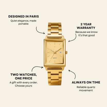 Le Marais Watch Pearl, women's watch in Pearl by Aurielle Milano, image 6