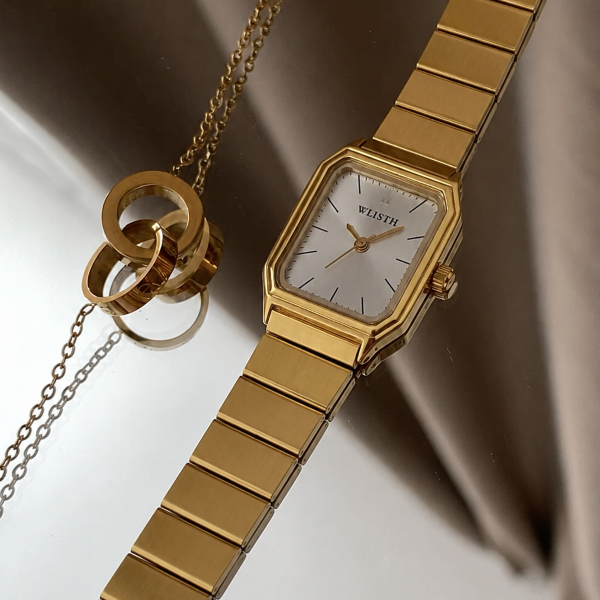 Trocadéro Watch Sage, women's watch in Sage by Aurielle Milano, image 9
