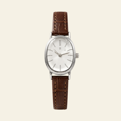 Madeleine Watch Cognac, women's watch in Cognac by Aurielle Milano