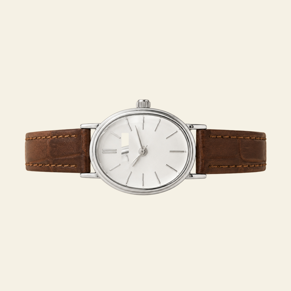 Madeleine Watch Cognac, women's watch in Cognac by Aurielle Milano, image 6
