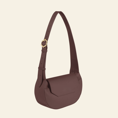 Crossbody Bag Dark Brown, crossbody bag in Dark Brown by Aurielle Milano, image 2