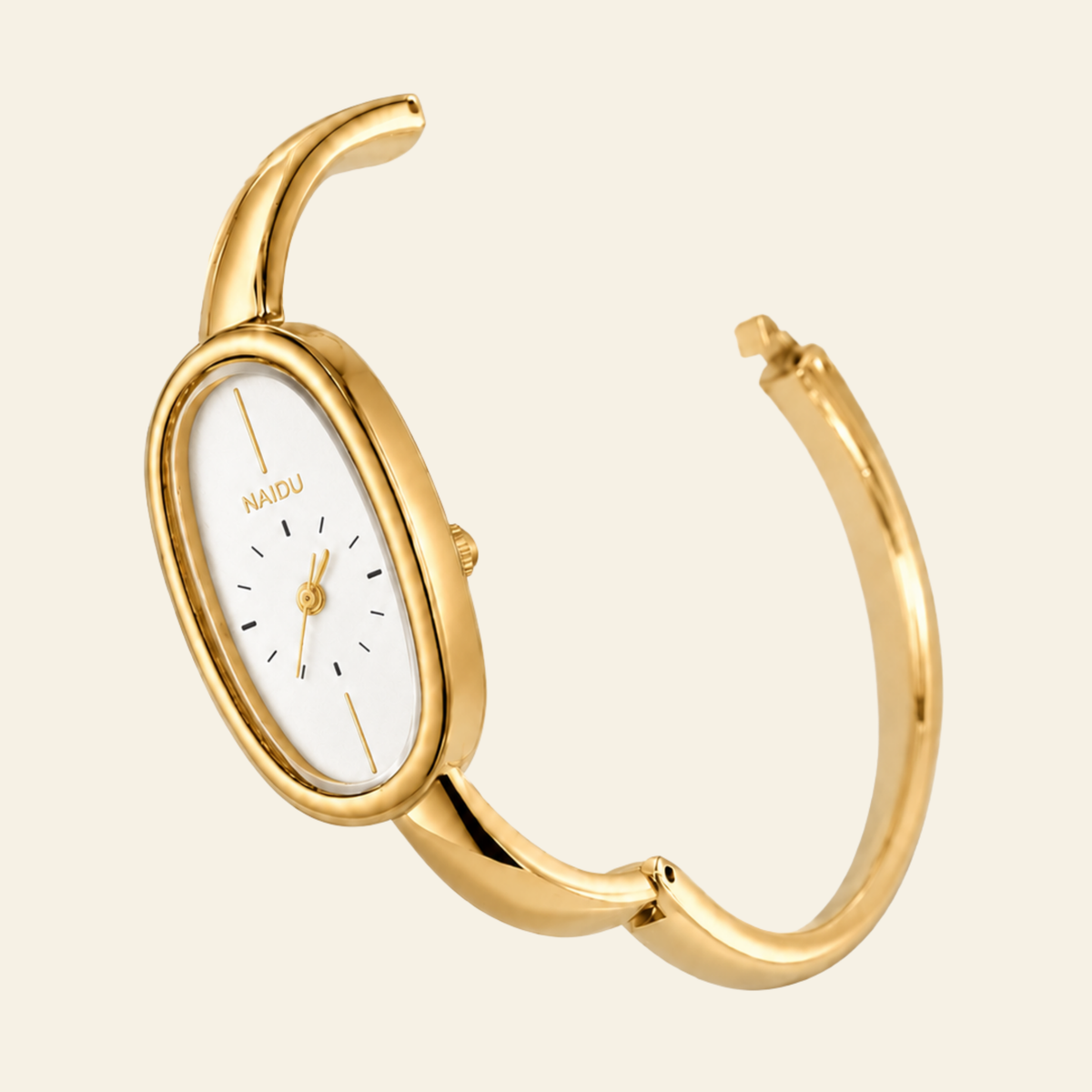 Passy Watch Gold, women's watch in Gold by Aurielle Milano, image 4