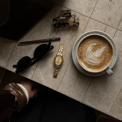 Trocadéro Watch Gold, women's watch in Gold by Aurielle Milano, image 9