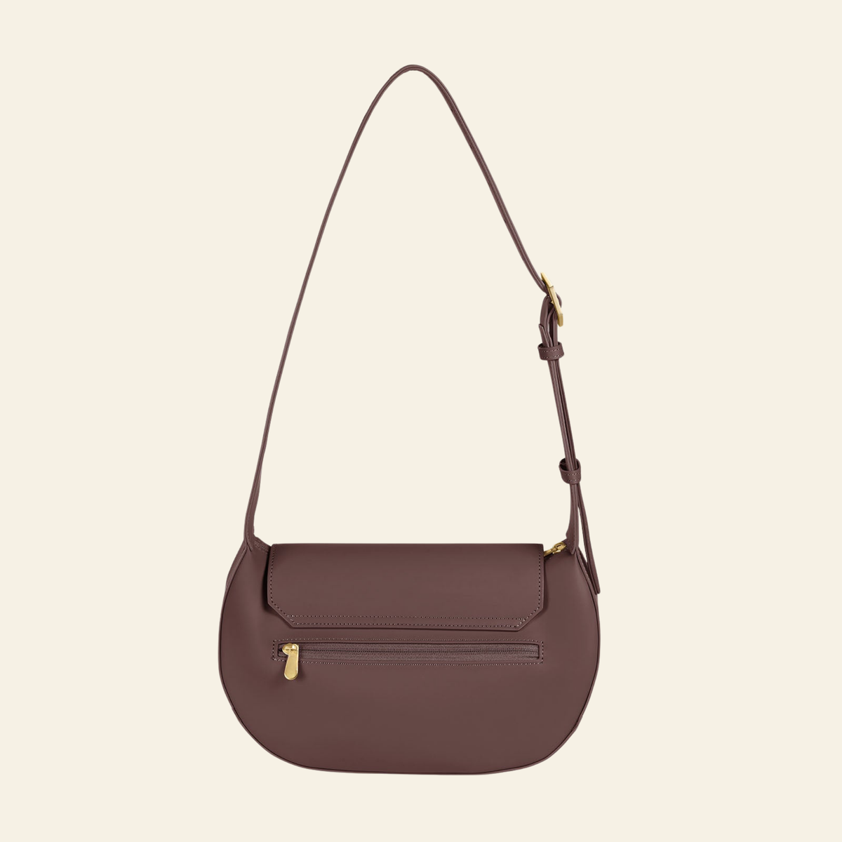 Crossbody Bag Dark Brown, crossbody bag in Dark Brown by Aurielle Milano, image 3