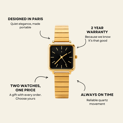 Le Marais Watch Eclipse, women's watch in Eclipse by Aurielle Milano, image 5