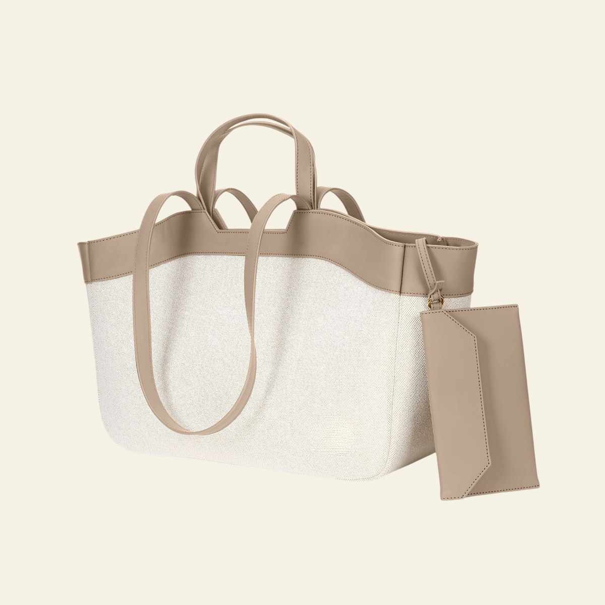 Tote Bag Beige, tote bag in Beige by Aurielle Milano, image 4