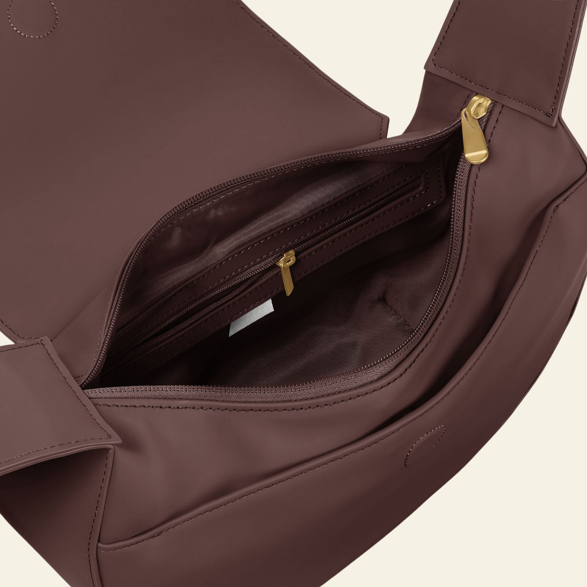 Crossbody Bag Dark Brown, crossbody bag in Dark Brown by Aurielle Milano, image 4
