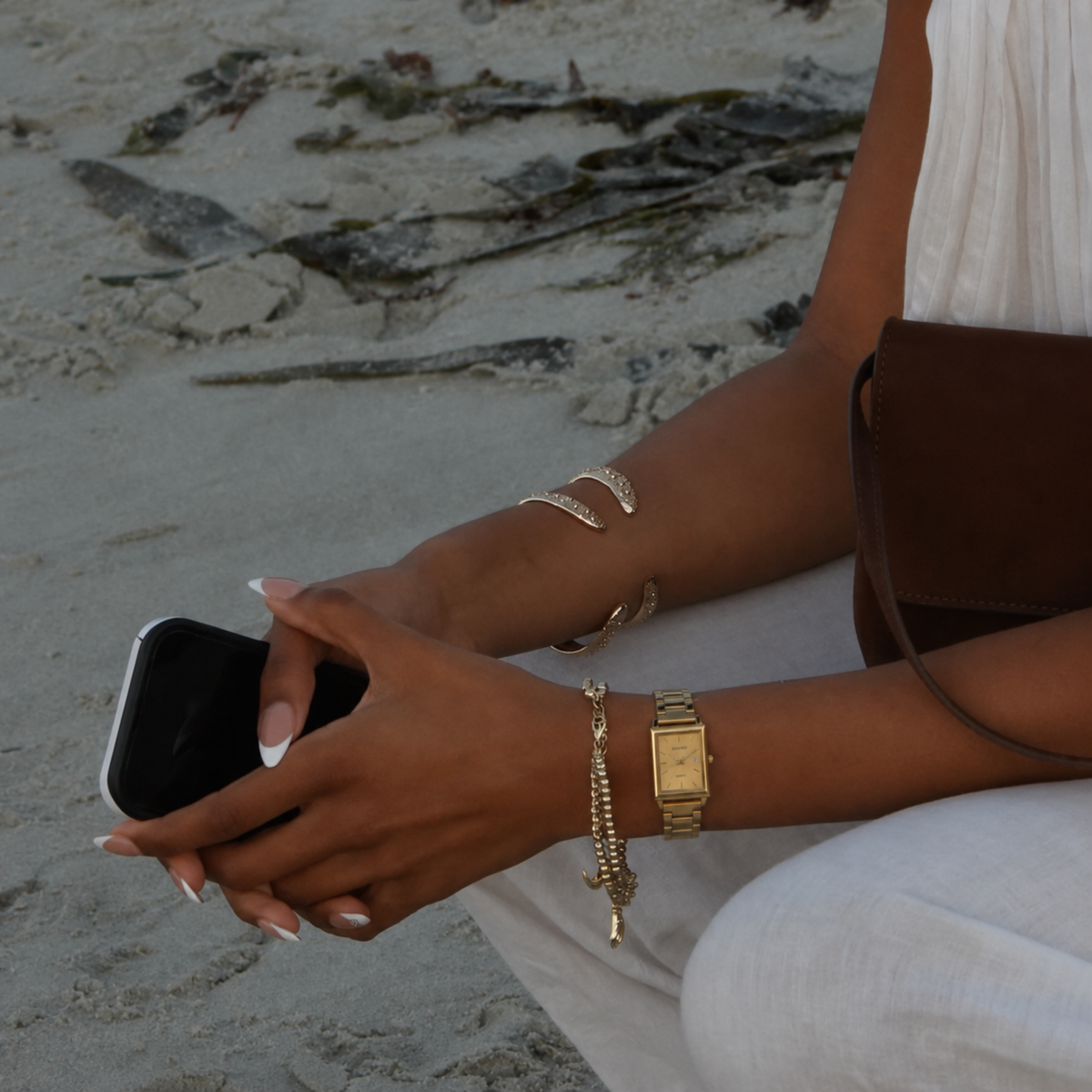 Le Marais Watch Pearl, women's watch in Pearl by Aurielle Milano, image 10