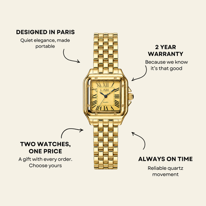 Le Marais Watch Soleil, women's watch in Soleil by Aurielle Milano, image 6