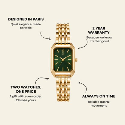 Le Marais Watch Forest, women's watch in Forest by Aurielle Milano, image 6