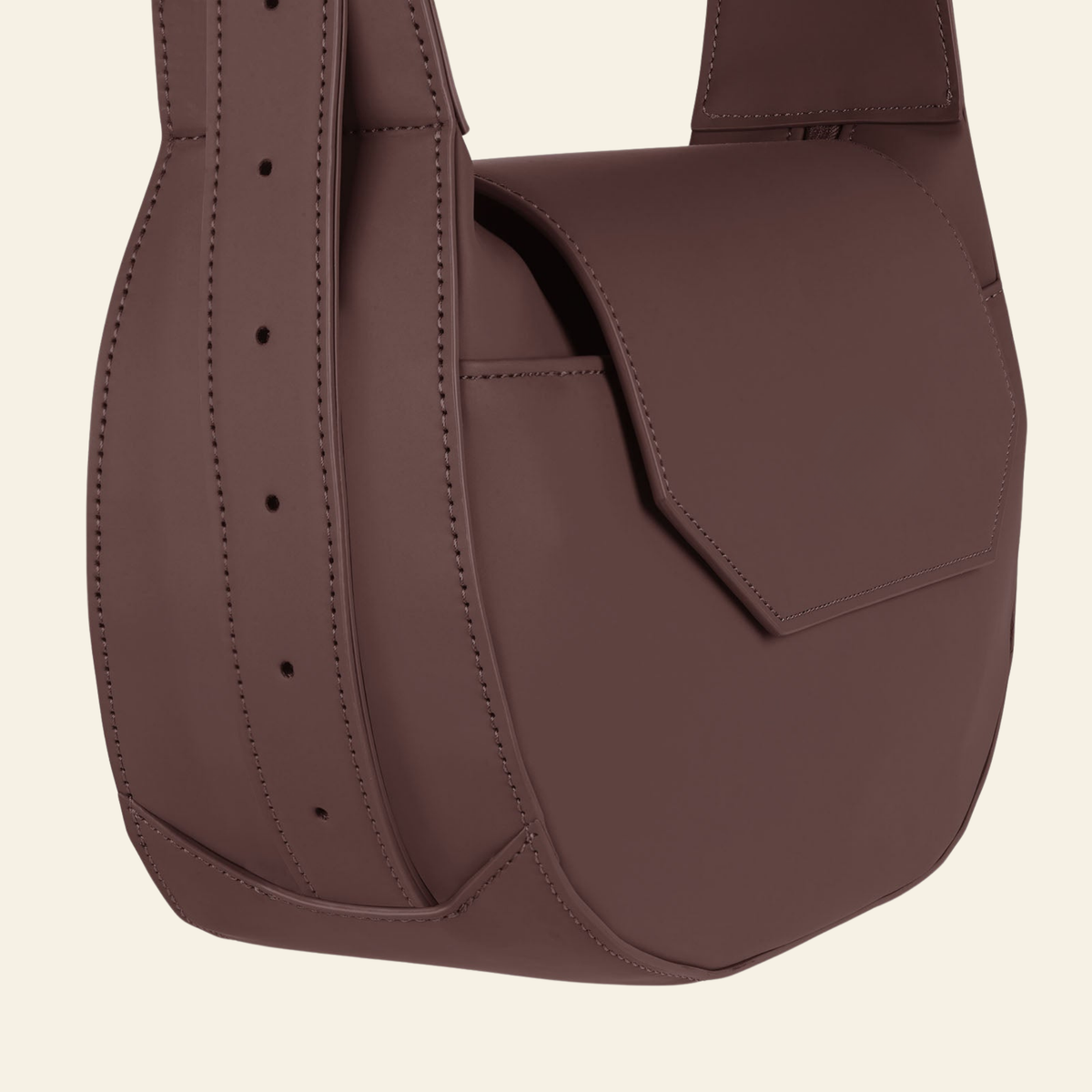 Crossbody Bag Dark Brown, crossbody bag in Dark Brown by Aurielle Milano, image 5
