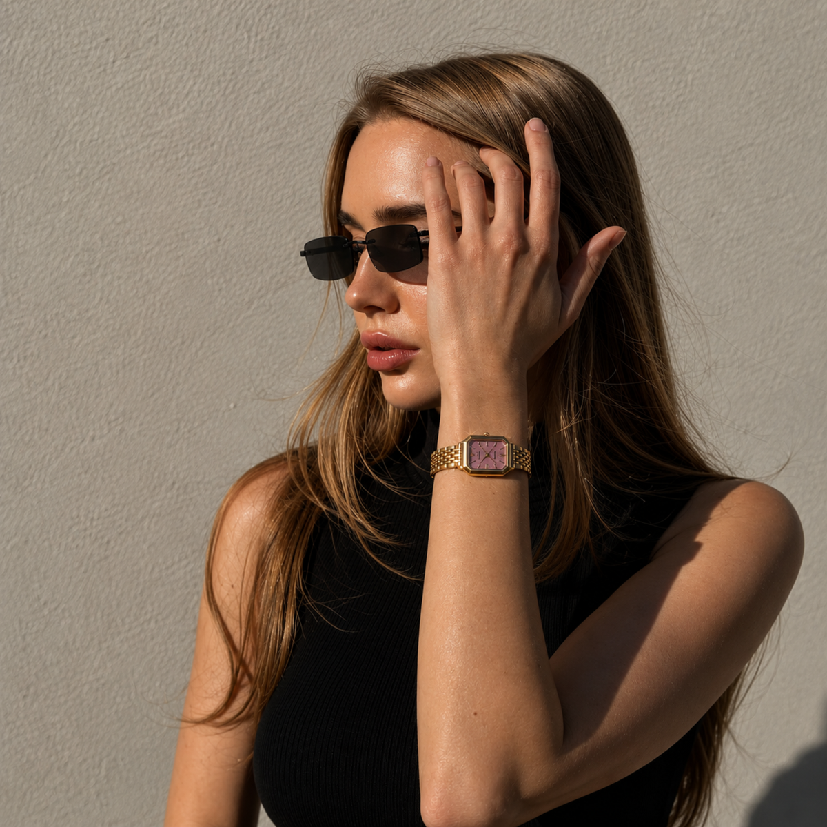 Le Marais Watch Petal, women's watch in Petal by Aurielle Milano, image 8