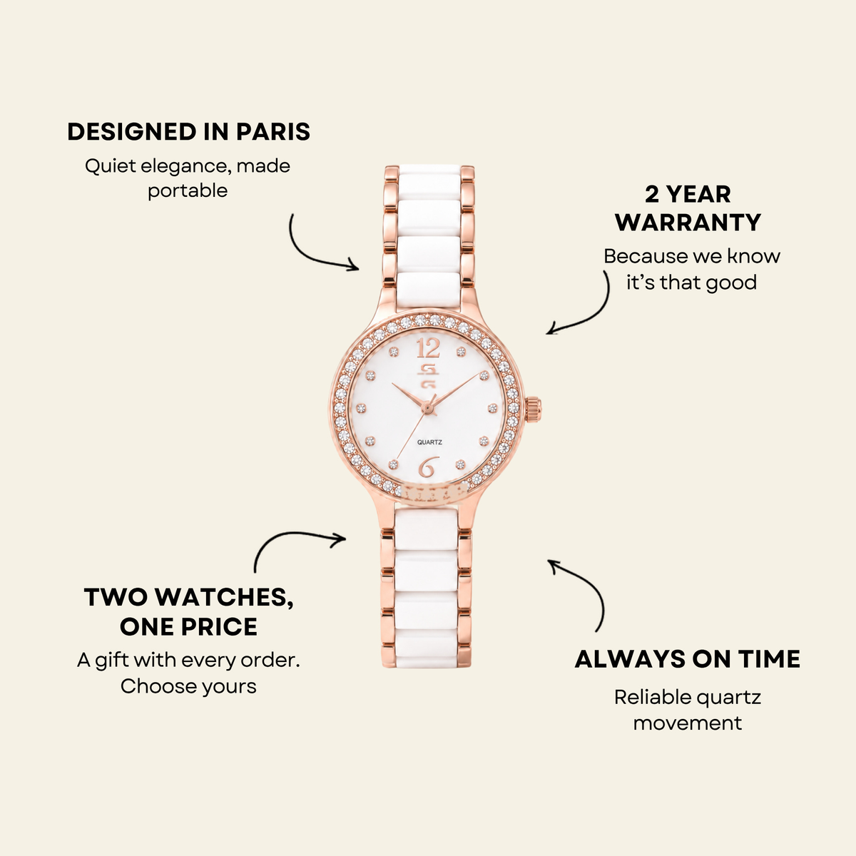St-Germain Watch Moonlight, women's watch in Moonlight by Aurielle Milano, image 5