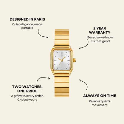 Trocadéro Watch Sage, women's watch in Sage by Aurielle Milano, image 6