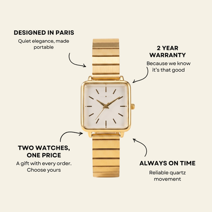 Le Marais Watch Blush, women's watch in Blush by Aurielle Milano, image 5