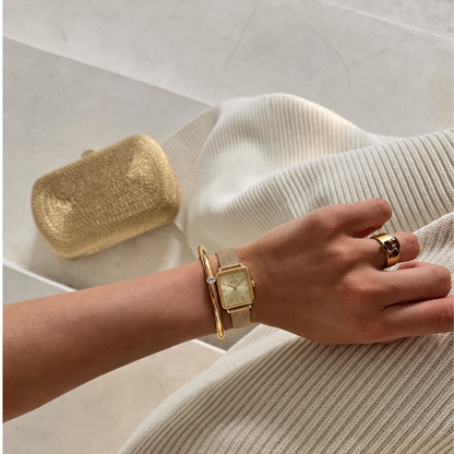 Trocadéro Watch Champagne, women's watch in Champagne by Aurielle Milano, image 11