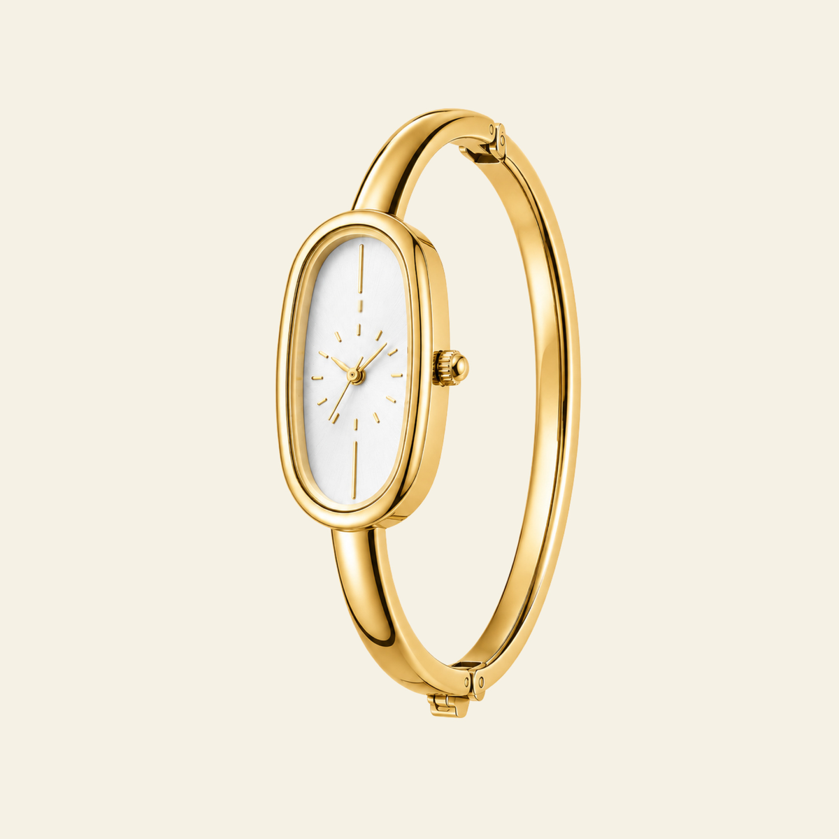 Passy Watch Gold, women's watch in Gold by Aurielle Milano, image 2