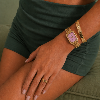 Le Marais Watch Petal, women's watch in Petal by Aurielle Milano, image 5