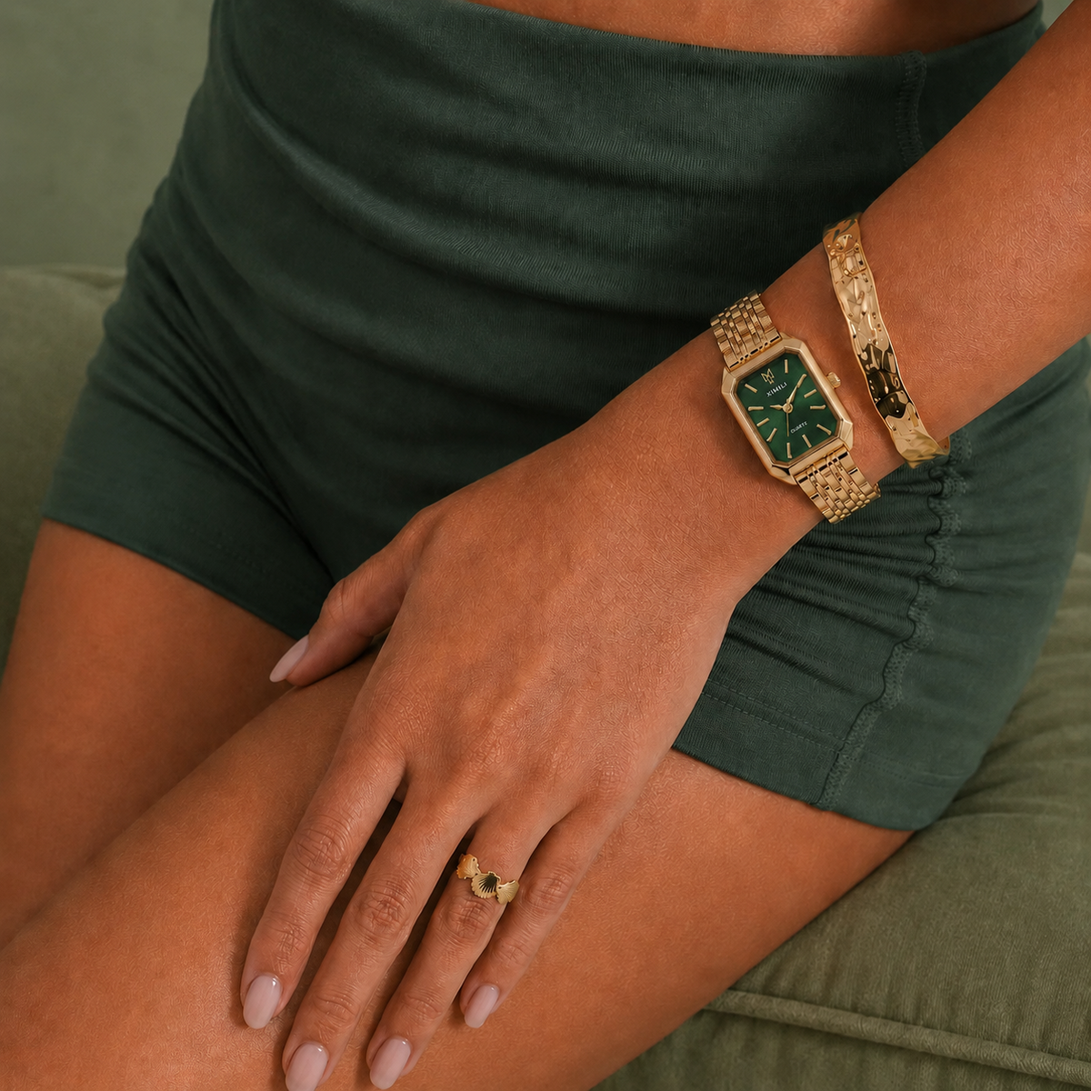 Le Marais Watch Forest, women's watch in Forest by Aurielle Milano, image 5