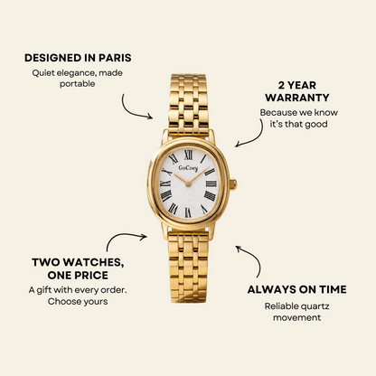St-Germain Watch Gold, women's watch in Gold by Aurielle Milano, image 6